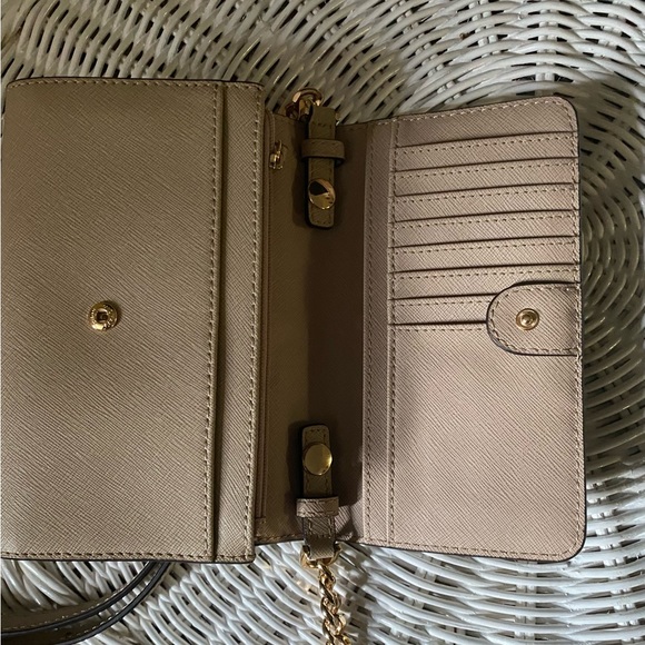 Michael Kors Jet Set Crossbody Bag detachable Wallet, Medium - Brown - Picture 4 of 8